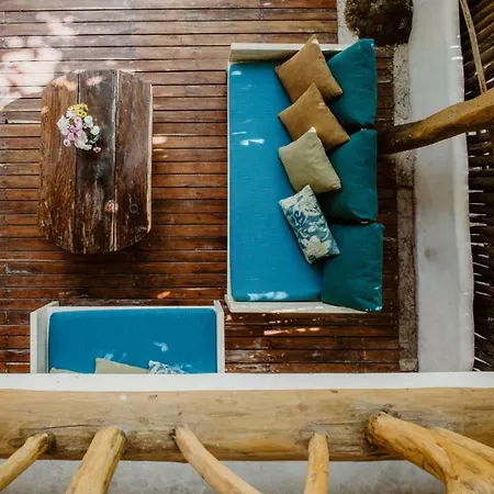 Beachfront Villa On Tulum Beach Hotel Zone